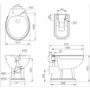 Grade A1 - Close Coupled Traditional Low Level Toilet with Wooden Soft Close Seat - Park Royal