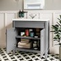 ONLY OPENED - Avebury 800mm Vanity Unit  & Basin - Matt Grey