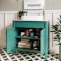 Grade A1 - 800mm Jewel Teal Freestanding Countertop Vanity Unit with Basin - Avebury 