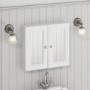 GRADE A1 - Westbury 667mm Mirror Cabinet - Matt White