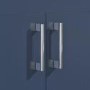 600mm Blue Freestanding Vanity Unit with Basin and Chrome Handles - Ashford