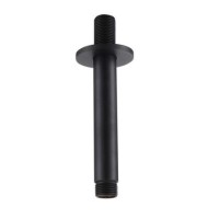 Black 2 Outlet Ceiling Mounted Thermostatic Mixer Shower Set with Hand Shower - Arissa