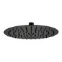 GRADE A1 - Arissa Matt Black 250mm Slim Round Shower Head