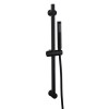 Black Dual Outlet Ceiling Mounted Thermostatic Mixer Shower with Hand Shower - Arissa