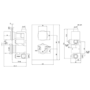 Black 1 Outlet Thermostatic Mixer Shower Set with Hand Shower - Zana