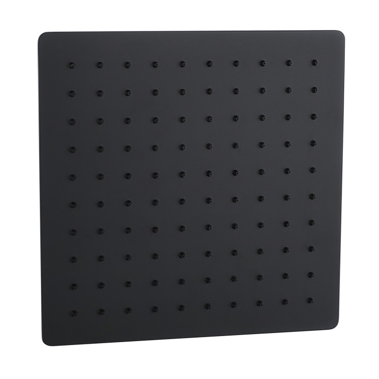 Black 1 Outlet Ceiling Mounted Thermostatic Mixer Shower Set  - Zana