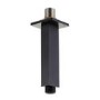 Grade A1 - Black Dual Outlet Wall Mounted Thermostatic Mixer Shower with Hand Shower - Zana