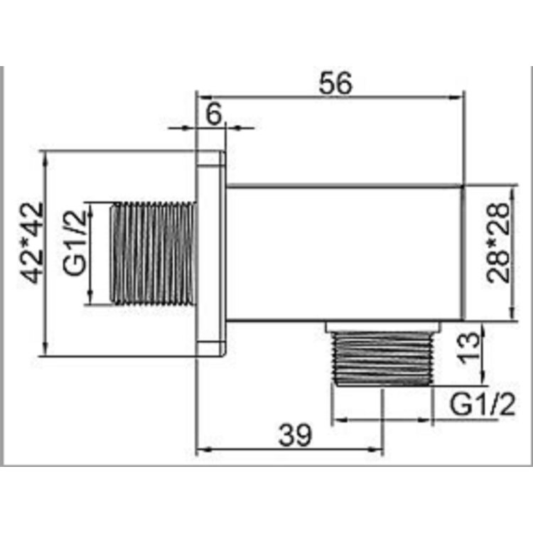 Grade A1 - Black Dual Outlet Wall Mounted Thermostatic Mixer Shower with Hand Shower - Zana