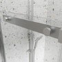 Grade A1 - Chrome 8mm Glass Frameless Rectangular Sliding Shower Enclosure 1200x900mm - Aquila