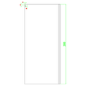 Grade A1 - Chrome 8mm Glass Frameless Rectangular Sliding Shower Enclosure 1200x900mm - Aquila
