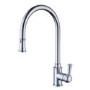 1 Bowl Alexandra Reversible Ceramic Kitchen Sink & Evelyn Brass Pull Out Kitchen Mixer Tap