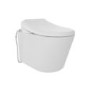 Grade A1 - Wall Hung Toilet with Smart Bidet Japanese Toilet Seat - Purificare