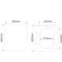 Grade A1 - Back To Wall Rimless Toilet with Soft Close Seat - Boston