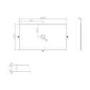 Grade A1 - 850mm White Traditional Freestanding Vanity Unit with Basin and Chrome Handles - Kentmere