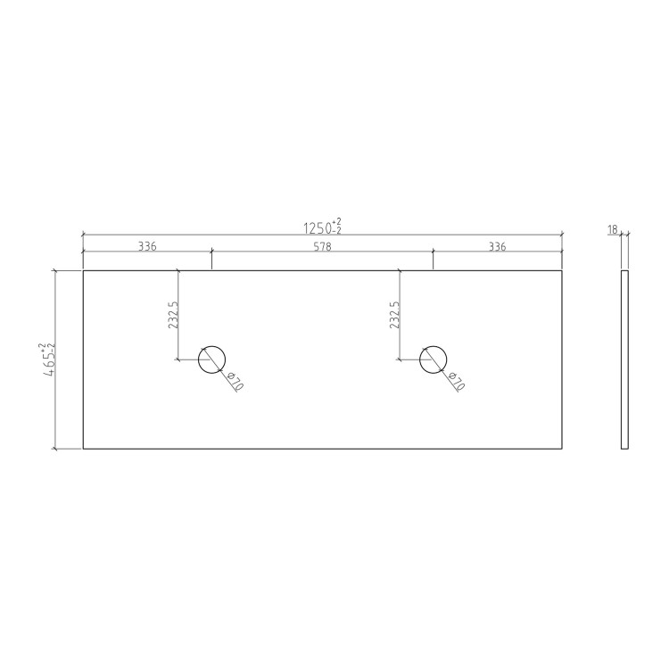 Grade A1 - 1250mm Beige Traditional Freestanding Vanity Unit with Wood Effect Top and Chrome Handles - Kentmere
