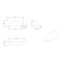 2 Chrome Cup Handles - Kentmere 