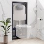 Grade A1 - Chrome Pneumatic Flush Plate with 1170mm Pneumatic Frame & Cistern - Elira