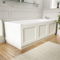 GRADE A1 - Ashbourne 1700mm Bath Panel - White