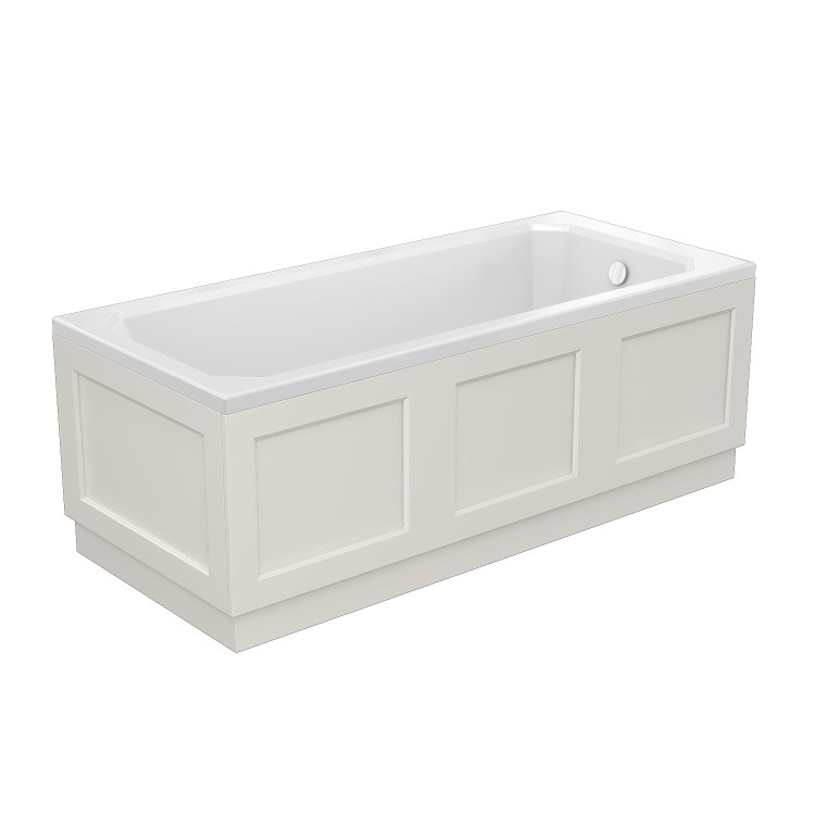 GRADE A1 - Ashbourne 1700mm Bath Panel - White
