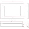 GRADE A1 - Ashbourne 700mm End Bath Panel - White