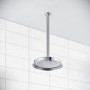 200mm Chrome Traditional Shower Head with Ceiling Arm