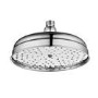 200mm Chrome Traditional Shower Head with Ceiling Arm