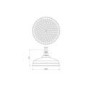 Chrome 2 Outlet  Ceiling Mounted Thermostatic Mixer Shower Set with Hand Shower  - Camden