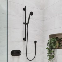 Black 1 Outlet Thermostatic Mixer Shower Set with Hand Shower  - Camden Black 1 Outlet Thermostatic Mixer Shower Set with Hand Shower  - Camden