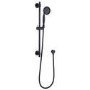 Black 1 Outlet Thermostatic Mixer Shower Set with Hand Shower  - Camden