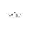 Chrome Dual Outlet Wall Mounted Thermostatic Mixer Shower - Cube
