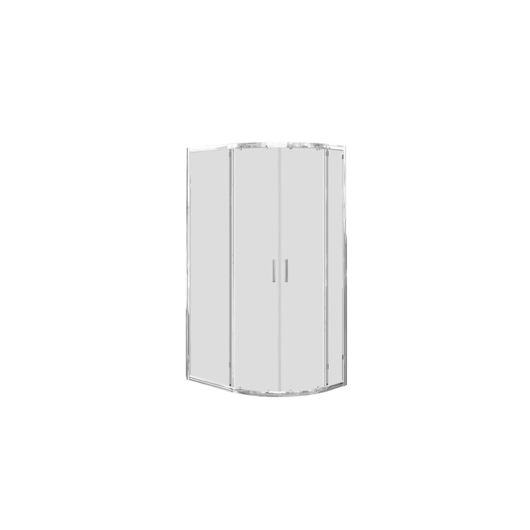 GRADE A1 - 900x760mm Carina 6mm Offset Quadrant