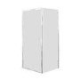 Chrome 6mm Glass Rectangular Hinged Shower Enclosure 900x700mm - Carina