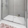 GRADE A1 - 1200mm Sliding Shower Door-Carina