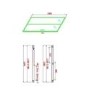 GRADE A1 - 1200mm Sliding Shower Door-Carina