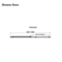 Chrome 6mm Glass Rectangular Sliding Shower Enclosure 1700x800mm - Carina