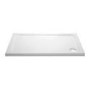 1700x800mm Chrome 6mm Glass Rectangular Sliding Shower Enclosure with Shower Tray - Carina