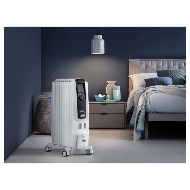 Refurbished DeLonghi TRDX40820E Dragon 4 2kW Oil Filled Radiator 8 Fin with Digital Display & Increased Radiant Surface