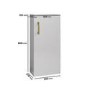 400mm White Freestanding Cloakroom Vanity Unit with Basin and Brass Handle - Ashford