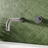Chrome One Outlet Valve With Wall Mounted Bath Spout - Arissa