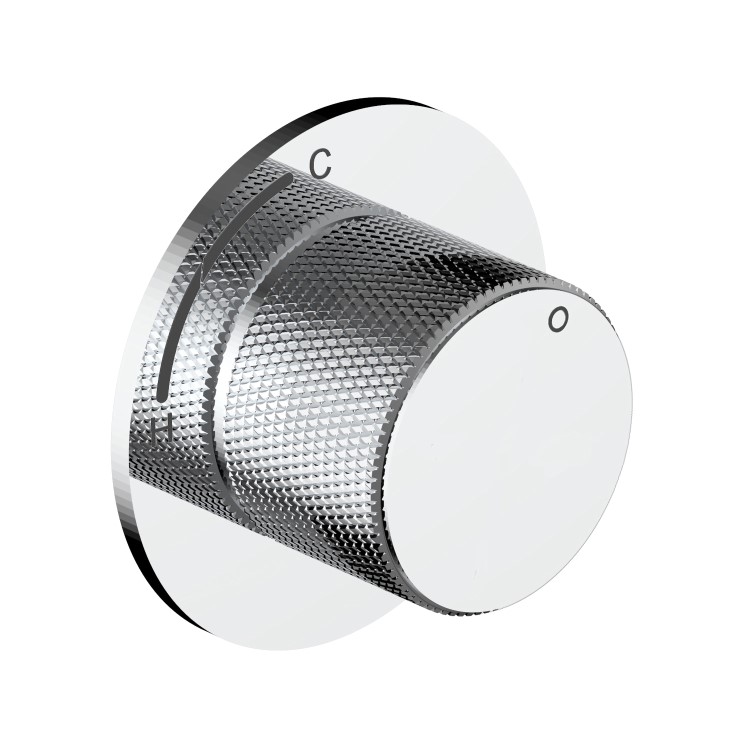 Chrome One Outlet Valve With Wall Mounted Bath Spout - Arissa