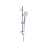 Grade A1 - Chrome Dual Outlet Wall Mounted Thermostatic Mixer Shower with Hand Shower - Vance