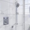 Push Button Concealed Mixer Shower with Round Head - Vance