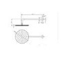 Brushed Brass Push Button 2 Outlet  Wall Mounted Thermostatic Mixer Shower Set with Hand Shower - Vance
