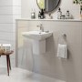 Grade A1 - Semi Pedestal and Basin 460mm -  Tabor