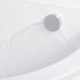 Single Control Concealed Thermostatic Shower Valve & Freeflow Bath Filler with Push Button Waste & Overflow