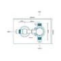 Single Control Concealed Thermostatic Shower Valve & Freeflow Bath Filler with Push Button Waste & Overflow