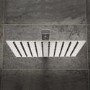 UltraThin Designer Square 200mm Shower Head & Wall Arm
