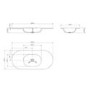 1200mm Oak Wood Effect Wall Hung Vanity Unit with Solid Surface Basin - Cali
