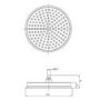 Black Dual Outlet Wall Mounted Thermostatic Mixer Shower Set with Hand Shower - Cambridge