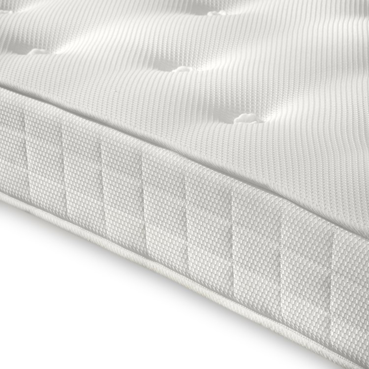 Small Double Orthopaedic Open Coil Spring Tufted Mattress - Clay